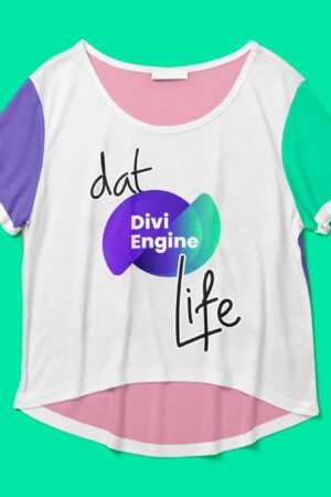 Dat Divi Engine Life Crop-top (3-Tone)
